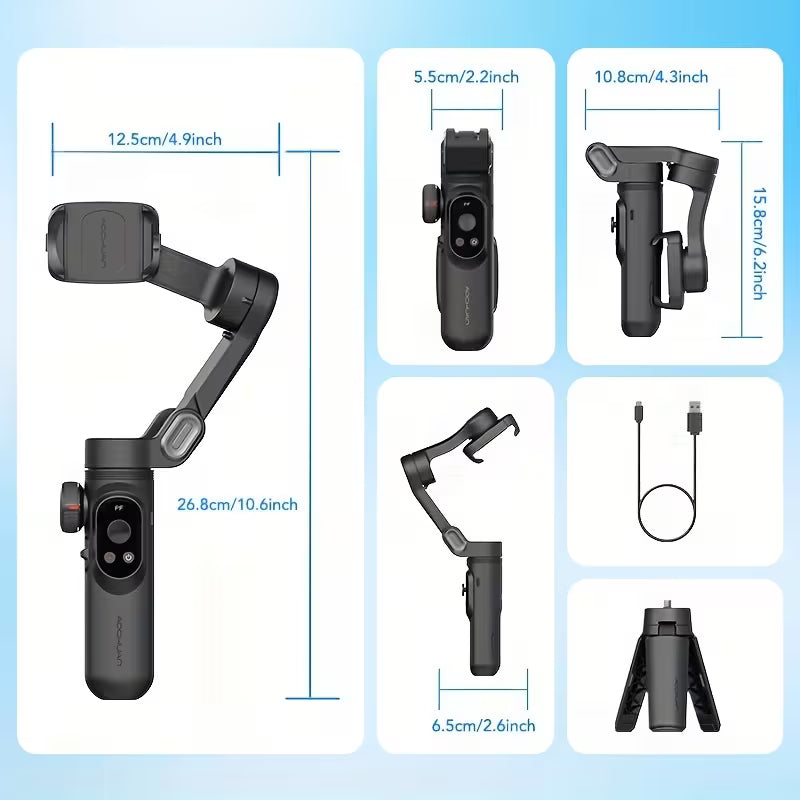SmartTrack AI 3-Axis Smartphone Gimbal Stabilizer