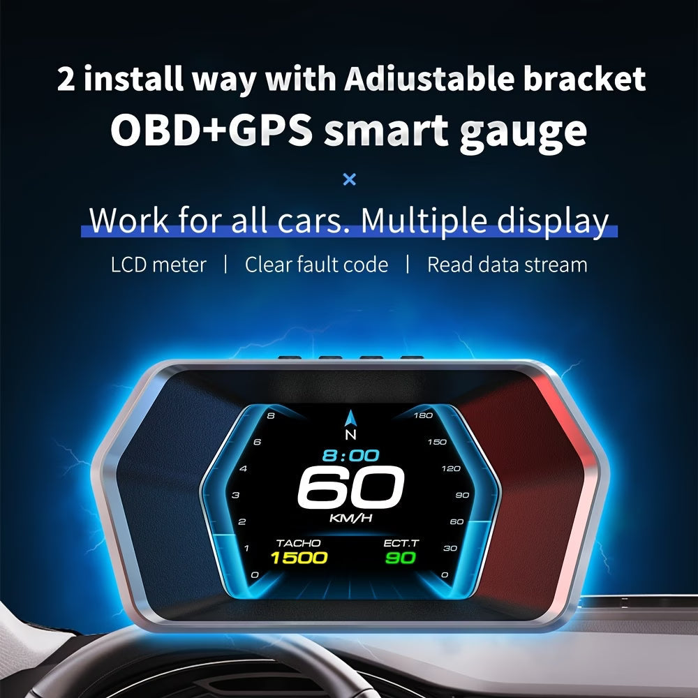 AutoHUD Smart Windshield Speedometer Projector