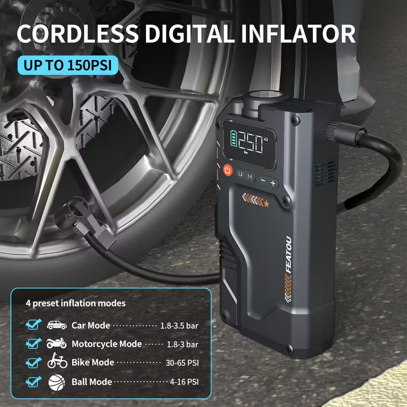 Jump Starter with Air Compressor 5000A