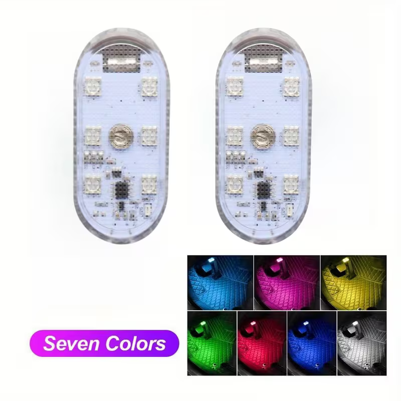 6 Lights Smart RGB Car Interior Lights