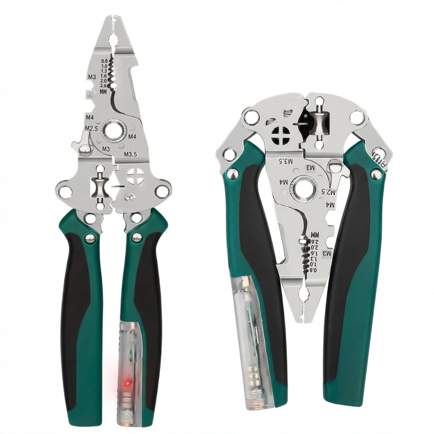 (BUY 1 GET 2 FREE) 9 in 1 Multifunction Wire Stripper Plier with Electric Test Pen | Foldable Combination Tool for Electricians