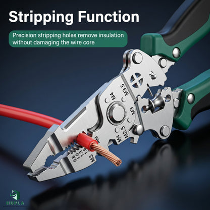 (BUY 1 GET 2 FREE) 9 in 1 Multifunction Wire Stripper Plier with Electric Test Pen | Foldable Combination Tool for Electricians