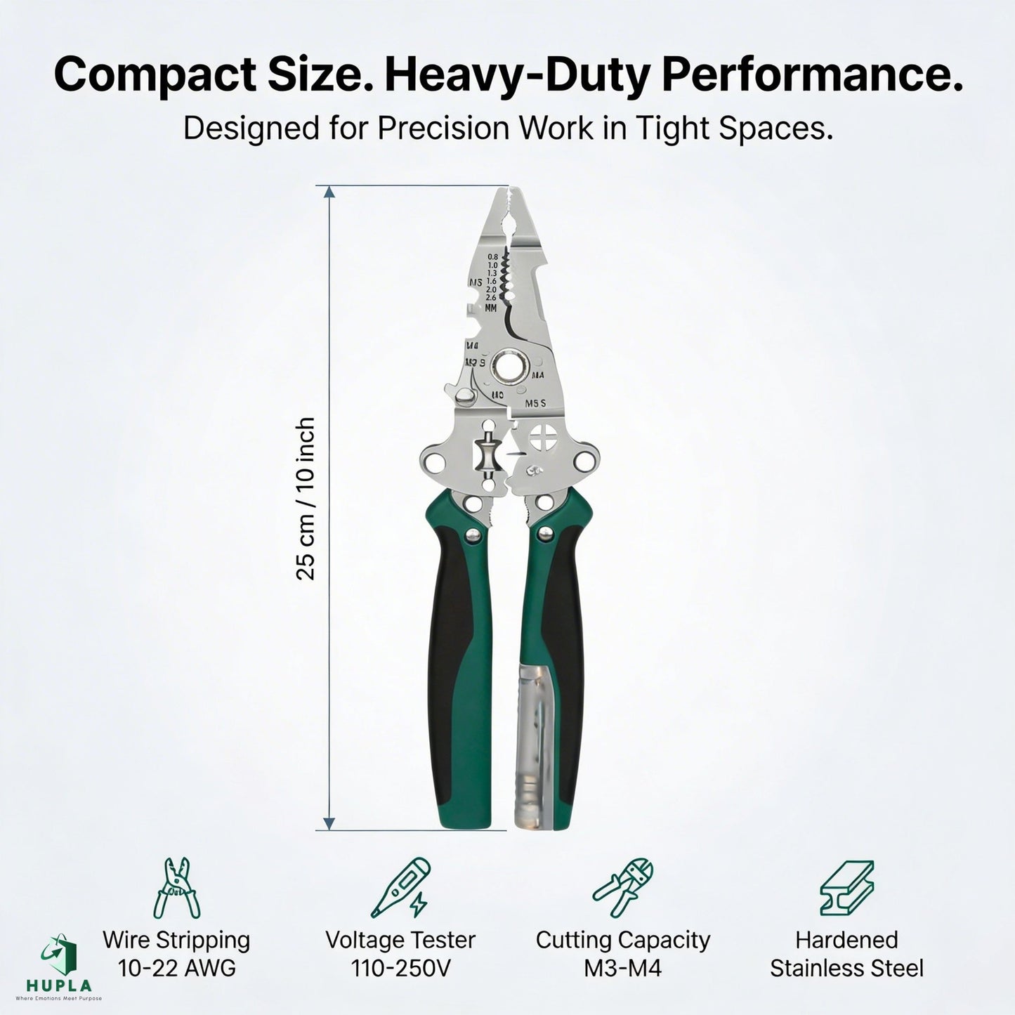(BUY 1 GET 2 FREE) 9 in 1 Multifunction Wire Stripper Plier with Electric Test Pen | Foldable Combination Tool for Electricians