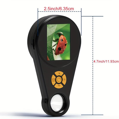 Portable Magnifying Glass with Light 500X Magnification