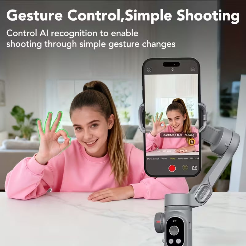 SmartTrack AI 3-Axis Smartphone Gimbal Stabilizer