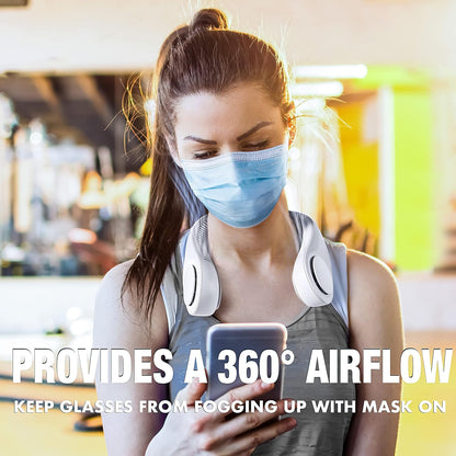 Portable Neck Fan – Hands-Free Cooling Fan for Summer